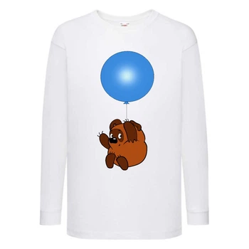 Лонгслив реглан Вінні Пух 013 (Winnie Pooh) білий (WP wh 013) 140 см