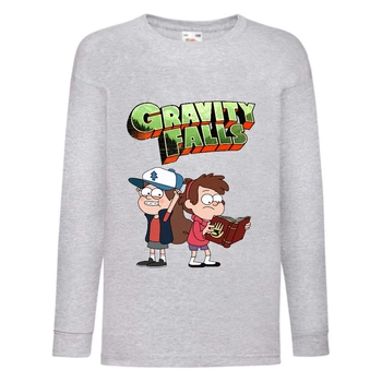 Лонгслив реглан Гравити Фалз 2 (Gravity falls) серый (GF gr 002) 128 см