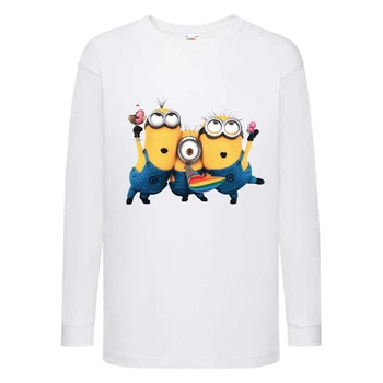 Лонгслив реглан Міньйони 03 (Minions) білий (MS wh 03) 116 см