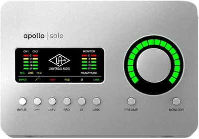 Аудіоінтерфейс Universal Audio Apollo Solo Thunderbolt 3 (Desktop/Win) (230596)