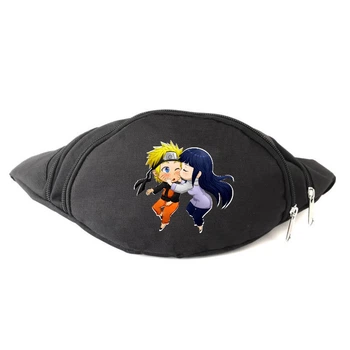 Сумка Бананка на пояс Наруто (Naruto-02) Cappuccino Toys чорна