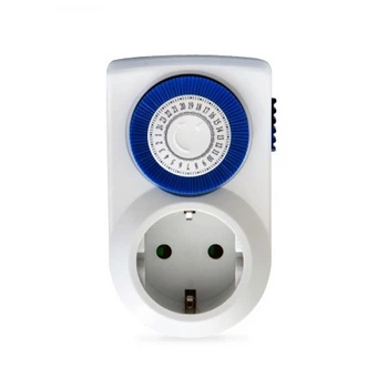 Розетка з механічним таймером Feron TM50 3500W/16A IP20 (23238)