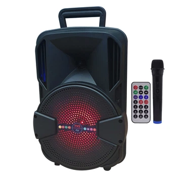 Портативная беспроводная акустическая система ALP-801 Bluetooth колонка чемодан с микрофоном 1800mA Black (ALP-801)