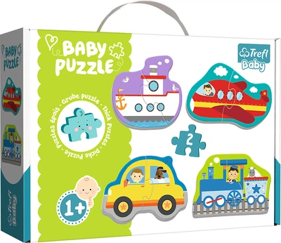 Puzzle Trefl Baby Classic Transport osobowy 4 elementy (5900511360752)