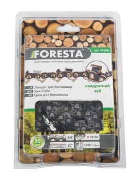 Цепь для пилы Foresta 50 см, 72 зв. 3/8"