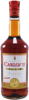 Бренди де Херес Carlos II Solera Reserva 36% 0.7 л (8410337074087)