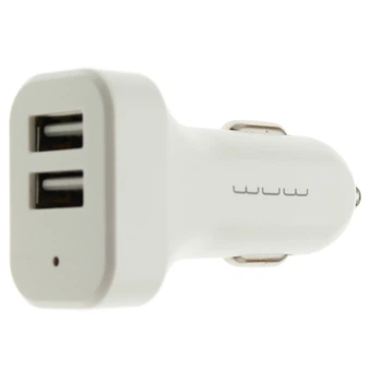 Зарядне автомобільне WUW C70 (2USB 2.1A) Білий