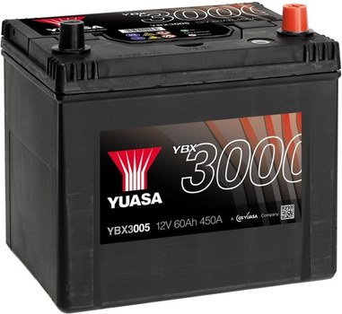 Автомобильный аккумулятор Yuasa 12V 60Ah SMF Battery Japan YBX3005 (0) (YBX3005)