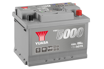 Автомобільний акумулятор Yuasa 12V 60Ah Silver High Performance Battery YBX5075 (0) (YBX5075)