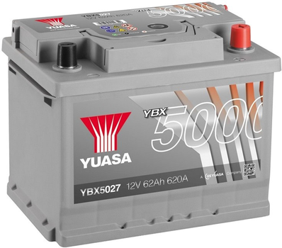 Автомобильный аккумулятор Yuasa 12V 62Ah Silver High Performance Battery YBX5027 (0) (YBX5027)