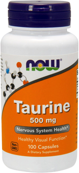 Аминокислота Now Foods Таурин 500мг