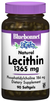 Амінокислота Bluebonnet Nutrition Лецитин 1365 мг Желатинові капсули