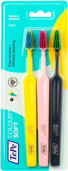 Набор зубных щеток TePe Colour Select Soft 3 шт (322283) (7317400028347)