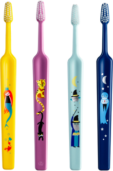 Набор детских зубных щеток TePe Kids Extra Soft от 3 лет 4 шт (339470) (7317400000749)
