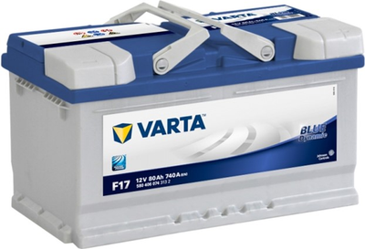 Автомобільний акумулятор Varta Blue Dynamic 80АН Єв (-/+) F17 (740EN) (580406074)