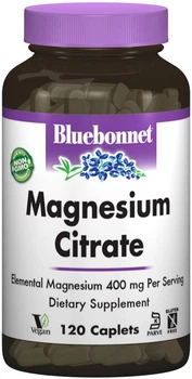 Цитрат магния Bluebonnet Nutrition 120 капсул (743715007314)