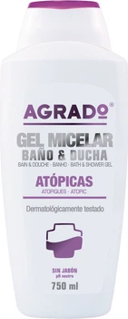 Гель для душу Agrado Micelar з пребіотиками для атопічної шкіри 750 мл (8433295058197)