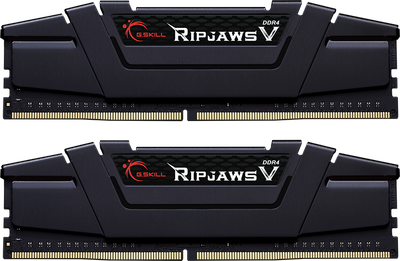 Оперативная память G.Skill DDR4-4000 16384MB PC4-32000 (Kit of 2x8192) Ripjaws V Black (F4-4000C18D-16GVK)