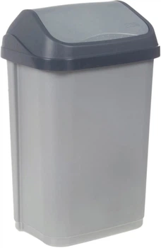Смітник Keeeper Swing Bin 50 л Сріблястий (4001515308953)