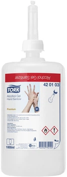 Спиртовий гель Tork Premium для дезінфекції рук 1 л 420103 (7322540754124)