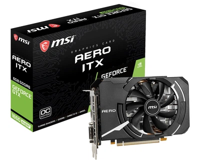 Видеокарта GF GTX 1660 Super 6GB GDDR6 Aero ITX OC MSI (GeForce