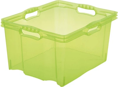 Ящик для зберігання Keeeper Multi-box XL прозорий 36 x 23 x 43 см 24 л Салатовий (274.2 kee-салатовий)