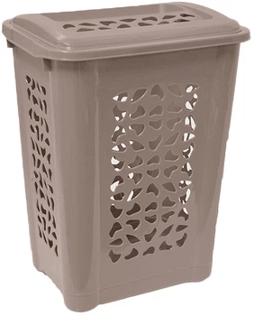 Кошик для білизни Keeeper 34 x 60 x 45 см 60 л Сіро-коричневий (0701.2kee-сіро-коричневий)