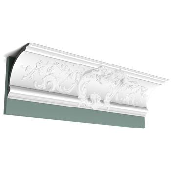 Потолочный плинтус Orac Decor C338A BA'ROCK 18.4x18.4x200 см