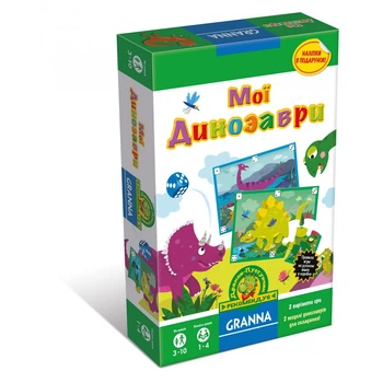 Настольная игра Granna Мои Динозавры (82531)
