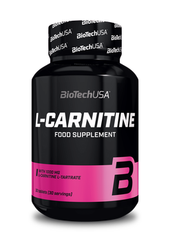 Л-карнітин BioTech L-Carnitine 1000 mg 30 таблеток