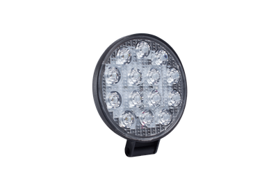 Универсальная Фара LED круглая 42W 6000K (14 диодов) (8.5см х 8.5см х 1.5см) Mini