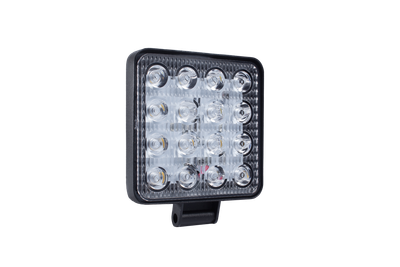 Фара LED квадратная 48W 6000K (16 диодв) (8.5см х 8.5см х 1.5см) Mini
