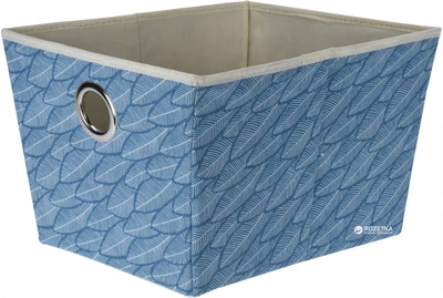 Кошик Storage solutions Leaves 35 x 28 x 22 см Блакитний (CP8500600_blue)