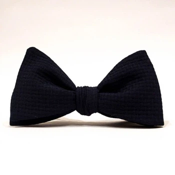Галстук-бабочка Krago Dark Blue Wafer 34-45 см синий