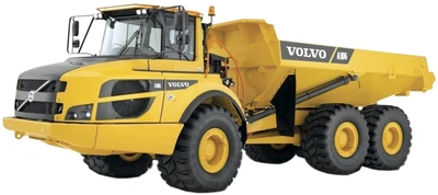 Model samochodu Bburago Wywrotka Volvo A25G series Construction (18-32085) (4893993320851)
