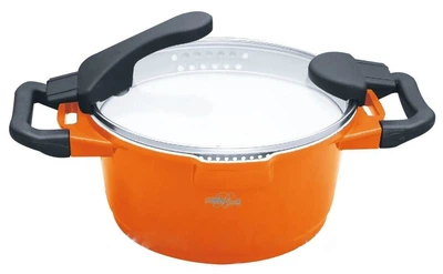 Каструля соковарка Barton Steel BS-6920 Помаранчева (3205)