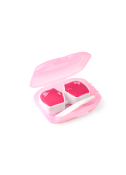 Контейнер и пинцет для ККЗ Fashion Style Прозрачный Розовый (SL-82002-K)