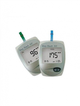 Глюкометр EasyTouch GC Апарат для вимірювання рівня глюкози і холестерину в крові біохімічний аналізатор (AIR000035)