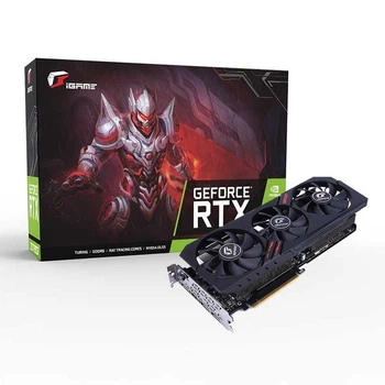Видеокарта Colorful GeForce RTX 2060 Super iGame Ultra 8Gb DDR6 256-bit HDMI/3xDP 1650/14000 MHz 2x8-pin (RTX 2060 SUPER Ultra-V)