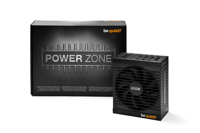 Блок питания be quiet! Power Zone 650W BN210 135 mm ATX 20+4 4+4 4 х6+2pcie 8 SATA 4 Molex 80 Plus Bronze кабеля модульные