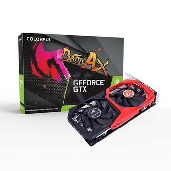Видеокарта Colorful GeForce GTX 1650 4Gb DDR5 128-bit DVI/HDMI/DP 1785/8000 MHz 6-pin (GTX 1650 NB 4G-V)