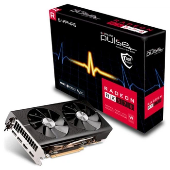 Видеокарта Sapphire Radeon RX 570 PULSE OC, 8Gb DDR5, 256-bit, 2xHDMI/2xDP, 1284/7000MHz, 8-pin (11266-66-20G)