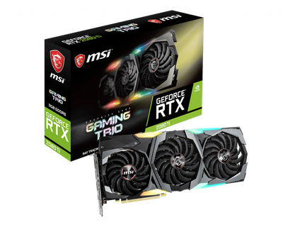 Видеокарта MSI GeForce RTX 2080Ti Gaming TRIO 11Gb DDR6 352-bit HDMI/3xDP/USB Type-C 1635/14000 MHz 6-pin + 2x8-pin (RTX 2080 Ti