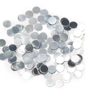 Конфетті, метафан "Disc", Іспанія, вага - 50 г, розмір - 23 мм, колір - срібло