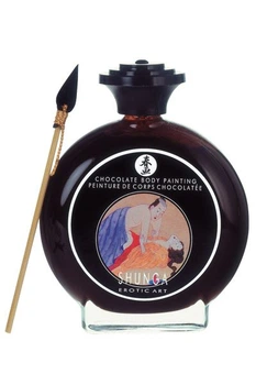 Шоколад для рисования с кисточкой Shunga Chocolate Body Painting 100 мл