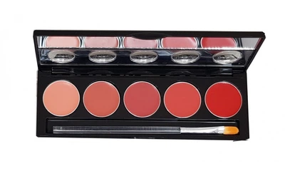 Губная помада в палитре Perfection lip palette L'OCEAN №70 (красная) Набор кремовых помад 5 цветов