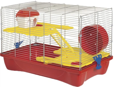 Клітка для хом'яка MPS HAMSTER 11 58 x 32 x 38 см Червоний піддон (8022967047661)