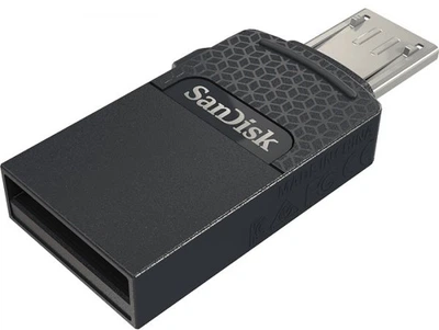 Флеш-накопичувач SanDisk USB 2.0 Ultra Dual Drive OTG 128GB Black (SDDD1-128G-G35)