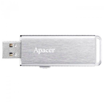 Флеш-накопичувач Apacer USB 2.0 AH33A 32Gb Metal silver (AP32GAH33AS-1)