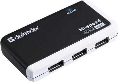 ホ　familiar USB-хаб Defender Quadro Infix USB2.0 4xUSB (83504) – фото, відгуки